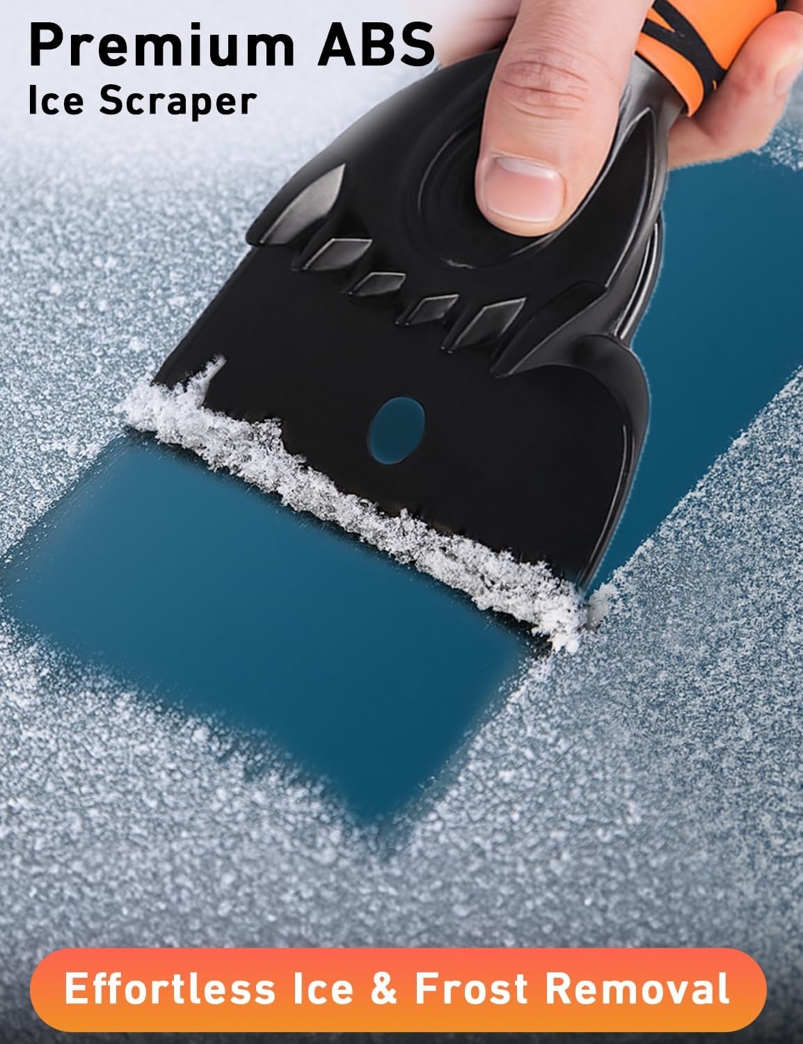 image:imageEcoNour 36 Extendable Snow Brush and Ice Scraper 3in1 Snow Removal Brush Telescopic Brush with 360 Rotating Head for Car Windshield Ice Scraper for SUV Truck and Car Winter Car Accessories36