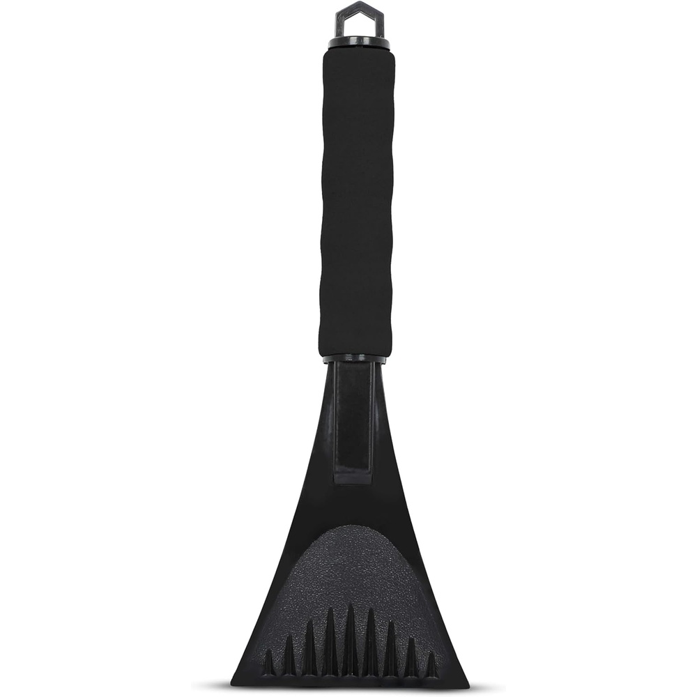 image:imageEcoNour Windshield Ice Scraper for Car 2 Pack Scraper to Remove Snow amp Ice Ice Crusher for Car Window with Foam Handle for Perfect Grip Ice Removal Accessoriesblack