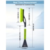 Autovir 39″ 6 in 1 Snow Shovel for Car | 270 Degree Rotating Snow Brush | Ice Scraper for Car Windshield | Scratch Free Extendable Snow Squeegee for SUV, Truck Winter Accessories(Green)
