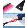 Autovir 39″ 6 in 1 Snow Shovel for Car | 270 Degree Rotating Snow Brush | Ice Scraper for Car Windshield | Scratch Free Extendable Snow Squeegee for SUV, Truck Winter Accessories(Blue)