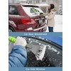 Autovir 39″ 6 in 1 Snow Shovel for Car | 270 Degree Rotating Snow Brush | Ice Scraper for Car Windshield | Scratch Free Extendable Snow Squeegee for SUV, Truck Winter Accessories(Green)