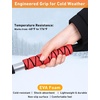 EcoNour 27″ Aluminum Car Snow Scraper and Brush (Red) | Scratch-Free | Weaved Bristle Head with Metal Body Ice Scraper for Car Windshield-Tough Ice Scraper with Ergonomic Foam Grip for Cars-1 Pack(Red & Red)