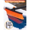 EcoNour 36″ Extendable Snow Brush and Ice Scraper |3-in1 Snow Removal Brush | Telescopic Brush with 360° Rotating Head for Car Windshield | Ice Scraper for SUV, Truck, and Car | Winter Car Accessories(36)