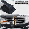 EcoNour 36″ Extendable Snow Brush and Ice Scraper |3-in1 Snow Removal Brush | Telescopic Brush with 360° Rotating Head for Car Windshield | Ice Scraper for SUV, Truck, and Car | Winter Car Accessories(63″)