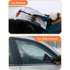 EcoNour 36″ Extendable Snow Brush and Ice Scraper |3-in1 Snow Removal Brush | Telescopic Brush with 360° Rotating Head for Car Windshield | Ice Scraper for SUV, Truck, and Car | Winter Car Accessories(36)