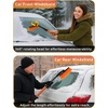 EcoNour 36″ Extendable Snow Brush and Ice Scraper |3-in1 Snow Removal Brush | Telescopic Brush with 360° Rotating Head for Car Windshield | Ice Scraper for SUV, Truck, and Car | Winter Car Accessories(36)
