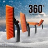EcoNour 36″ Extendable Snow Brush and Ice Scraper |3-in1 Snow Removal Brush | Telescopic Brush with 360° Rotating Head for Car Windshield | Ice Scraper for SUV, Truck, and Car | Winter Car Accessories(27)