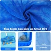 EcoNour Pool Skimmer Net Professional Heavy Duty Deep Ultra Fine Mesh Pool Leaf Rake for Cleaning Leaves and Debris, Strong Frame Fits Standard Poles (No Pole)(Blue Skimmer Net)