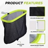 EcoNour Pool Skimmer Net Professional Heavy Duty Deep Ultra Fine Mesh Pool Leaf Rake for Cleaning Leaves and Debris, Strong Frame Fits Standard Poles (No Pole)(Skimmer Net Aluminum)