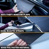 EcoNour Windshield Cover for Ice and Snow – Universal Fit for Car, SUV, Truck, Heavy Duty 600D Oxford Fabric Frost Protector for Ice & Sleet, Includes Anti-Theft Straps, Medium (69″x42″)(Large)