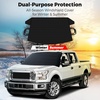 EcoNour Windshield Cover for Ice and Snow – Universal Fit for Car, SUV, Truck, Heavy Duty 600D Oxford Fabric Frost Protector for Ice & Sleet, Includes Anti-Theft Straps, Medium (69″x42″)(X-Large)