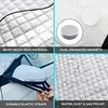 EcoNour Windshield Cover for Ice and Snow with Side Mirror and Wiper Cover | Universal Fit, Water Resistant, Car, SUV, Truck, Minivan | PEVA Material, White, Standard Size | Medium(Medium)