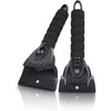 EcoNour Windshield Ice Scraper for Car 2 Pack Scraper to Remove Snow & Ice | Ice Crusher for Car Window with Foam Handle for Perfect Grip | Ice Removal Accessories(Black & Black)