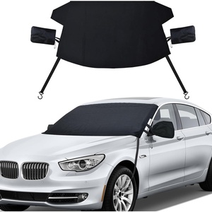 EcoNour Windshield Cover for Ice and Snow | Windshield Snow Cover with Side Mirror Cover & Wiper Protection | Oxford Fabric Winter Cover for Cars, SUVs, Trucks | Medium (69″x42″)(Snow cover with side mirror)