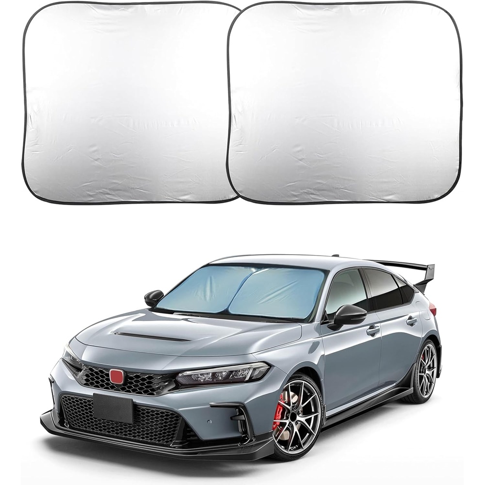 image:imageEcoNour Tesla Windshield Sun Shade for Model 3Y 20172026 Foldable Front Window Sunshade Heat amp UV Blocker for Tesla Interior AccessoriesSmall
