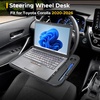 EcoNour 2 in 1 Car Steering Wheel Desk | Lap Desk for Convenient Working | | Bamboo Trays for Eating | Interior Accessories for Truck Drivers | Lightweight Wooden Tray with Easy Storage(Fit for Toyota Corolla 2020-2026)