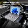 EcoNour 2 in 1 Car Steering Wheel Desk | Lap Desk for Convenient Working | | Bamboo Trays for Eating | Interior Accessories for Truck Drivers | Lightweight Wooden Tray with Easy Storage(Fit For Hyundai Elantra 2011-2026)