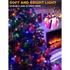 EcoNour 41 Ft 1000 LED Cluster Twinkle Lights for Easter Decor, 8 Modes String Lights for Decoration with Timer and Memory Function, Ambient Warm White Fairy Lights for Magical Home & Garden Décor(Multicolor)