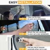 EcoNour Back Window Sun Shade for Car,Rear Window Shade with 99% Protection | Safe guards from UV and Heat | Sun Shade for Car Window Baby Offers Complete Coverage for Rear Windshield | Medium (39″x19″)