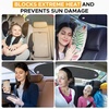 EcoNour Back Window Sun Shade for Car,Rear Window Shade with 99% Protection | Safe guards from UV and Heat | Sun Shade for Car Window Baby Offers Complete Coverage for Rear Windshield | Medium (39″x19″)