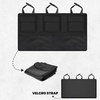 EcoNour Backseat Trunk Organizer | 42 x20 Inches Car Storage with 9 Spacious Pockets | Waterproof, Heavy-Duty Hanging Organizer for SUVs, Trucks & Hatchbacks | Space-Saving, Foldable & Easy to Install(42 x 20 inches)