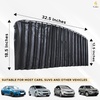 EcoNour Car Curtains for Front Windows 2 Pack, Car Privacy Magnetic Shades | Sun Shades for Side Windows | Protect Your Baby Against Sun | Window Blinds Ensures Privacy Protection(Front Window Curtain)