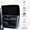 EcoNour Car Front Side Window Sun Shades Compatible for Toyota Tundra | 2P | ack Breathable Super Stretchy Mesh Sun Shade | Heat Block UV Protection Car Window Screen Covers | Mosquito Net Curtains(Toyota Tacoma Rear)
