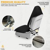 EcoNour Car Seat Cover Sweat Towel – Waterproof Universal Seat Protector | for Gym, Workout, Swimming, Camping & Dog Travel – Washable Car Seat Cover for Cars, Trucks, SUVs & Vans – Black 29″ x 55.5″(Black)