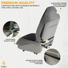 EcoNour Car Seat Cover Sweat Towel – Waterproof Universal Seat Protector | for Gym, Workout, Swimming, Camping & Dog Travel – Washable Car Seat Cover for Cars, Trucks, SUVs & Vans – Black 29″ x 55.5″(Grey)