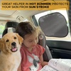 EcoNour Car Side Window Shade – 25″x16″ XL (2 Pack) | 120 GSM Large Size | Cling Sunshade for Truck, SUV, Minivan and Car Window