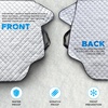 EcoNour Car Windshield Winter Cover for Ice and Snow – PEVA Fabric Four-Layered Frost Cover with Magnetic Edges -Thickened Snow Cover – Fits Most Cars SUVs,CRV, Van, Sedan – Medium (62 x 48 inches)