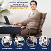 EcoNour Gel Seat Cushion – Office Chair Cushions for Sciatica & Tailbone | Pain Relief – Coccyx Memory Foam Desk Chair Support & Car Seat Cushion – Back Pain Relief Pillow for Long Sitting(Black)