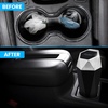 EcoNour Mini Trash Can with Lid (2 Pack) | Small Car Trash Can Cup Holder | | Leakproof Trash Bin with 30 pcs Garbage Bags | for Car, Home & Office(Diamond Mini Trash Can with Lid)