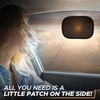 EcoNour Miniature Static Cling Window Shade for Car Sun Visor (2 Pack) | Windshield Sun Shade Static Cling for Driving Glare Shield | Cling Car Shade for Windshield |Glare Protection Accessories(Medium (2Pack))