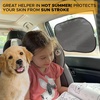 EcoNour Side Window Shades for Baby-4 Pack | Side Window Sunshade for Kids | UV Protection Sun Shades for Kids | Fits Most Camper, Bus, Van, RV, Minivan, Truck, MPV & SUV | X-Large (26″x16″)(Medium)
