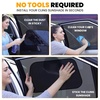 EcoNour Side Window Shades for Baby-4 Pack | Side Window Sunshade for Kids | UV Protection Sun Shades for Kids | Fits Most Camper, Bus, Van, RV, Minivan, Truck, MPV & SUV | X-Large (26″x16″)(Large Plus – 4 Pack)