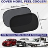 EcoNour Side Window Shades for Baby-4 Pack | Side Window Sunshade for Kids | UV Protection Sun Shades for Kids | Fits Most Camper, Bus, Van, RV, Minivan, Truck, MPV & SUV | X-Large (26″x16″)(X-Large – 4 Pack)
