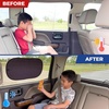 EcoNour Side Window Shades for Baby-4 Pack | Side Window Sunshade for Kids | UV Protection Sun Shades for Kids | Fits Most Camper, Bus, Van, RV, Minivan, Truck, MPV & SUV | X-Large (26″x16″)(Medium)