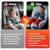 EcoNour Side Window Shades for Baby-4 Pack | Side Window Sunshade for Kids | UV Protection Sun Shades for Kids | Fits Most Camper, Bus, Van, RV, Minivan, Truck, MPV & SUV | X-Large (26″x16″)(Silver – Medium)