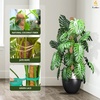 EcoNour Tall Moss Pole for Plants (1-Pack) 48-Inch | Large Monstera Plant Support for Climbing and Growth | Elevate Your Indoor Garden | Tall Plant Support for Indoor Potted Plants to Grow Upwards(28 Inches – (2 PCS))