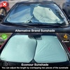 EcoNour Tesla Windshield Sun Shade for Model 3/Y 2017-2026, Foldable Front Window Sunshade Heat & UV Blocker for Tesla Interior Accessories(Medium)