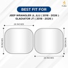 EcoNour Tesla Windshield Sun Shade for Model 3/Y 2017-2026, Foldable Front Window Sunshade Heat & UV Blocker for Tesla Interior Accessories(X-Small)