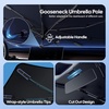 EcoNour Windshields Sun Shade for SUV & MPV, Car Front Windshields UV Blocker Sunshade & Window Tint, Shade Accessories with Storage Pouch Keeps Interior Cool, X-Large 61 x 35 Inch(RAV4 2013-2018)