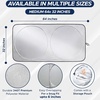 Econour Car Windshield Sun Shade, Front Window Sun Blocker for SUVs,Sedan