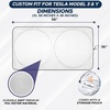 Econour Windshield Sun Shade Compatible with Tesla Model 3 & Model Y