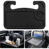 EcoNour 2 in 1 Car Steering Wheel Desk | Lap Desk for Convenient Working | | Bamboo Trays for Eating | Interior Accessories for Truck Drivers | Lightweight Wooden Tray with Easy Storage(Fit For Honda CRV 2023-2026)
