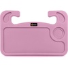 EcoNour 2 in 1 Car Steering Wheel Desk | Lap Desk for Convenient Working | | Bamboo Trays for Eating | Interior Accessories for Truck Drivers | Lightweight Wooden Tray with Easy Storage(Medium-Pink)