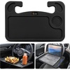 EcoNour 2 in 1 Car Steering Wheel Desk | Lap Desk for Convenient Working | | Bamboo Trays for Eating | Interior Accessories for Truck Drivers | Lightweight Wooden Tray with Easy Storage(Fit For Mazda CX 5 2017-2026)