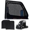 EcoNour Car Front Side Window Sun Shades Compatible for Toyota Tundra | 2P | ack Breathable Super Stretchy Mesh Sun Shade | Heat Block UV Protection Car Window Screen Covers | Mosquito Net Curtains(XXX-Large)