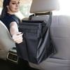 EcoNour Foldable Car Trash Bag, Garbage Bag and Waterproof Trash | Hanging Can for Car, Leakproof Trash Can, SUV and Truck Seat Backs, Home, Office – Holds 2.5 Gallons (Black)(Trash Bag without Lid)